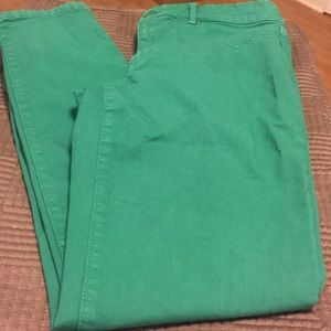 Gap green legging jeans size 28/6R